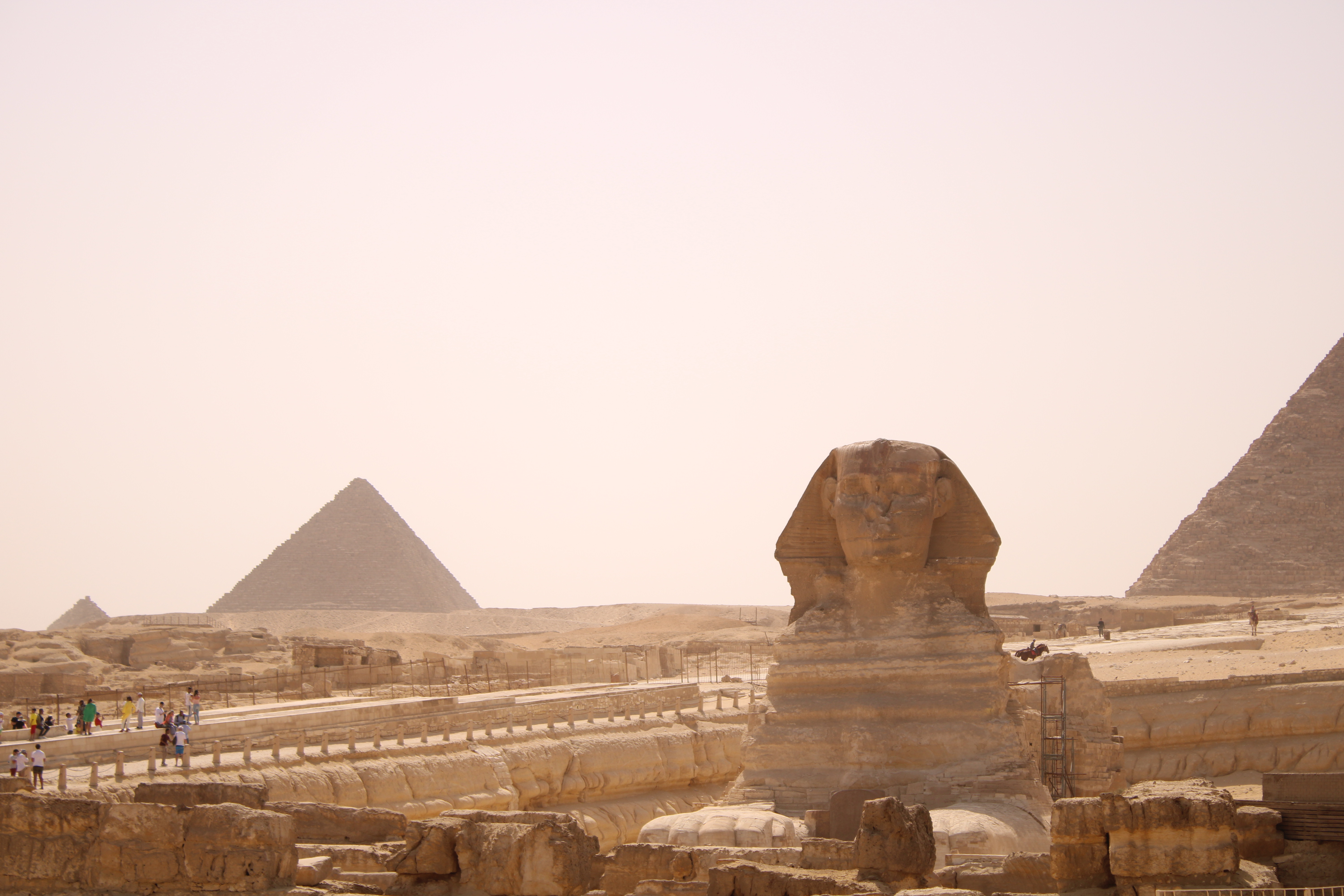 Egyptologie : Sphinx, pyramides et vestiges de Gizeh